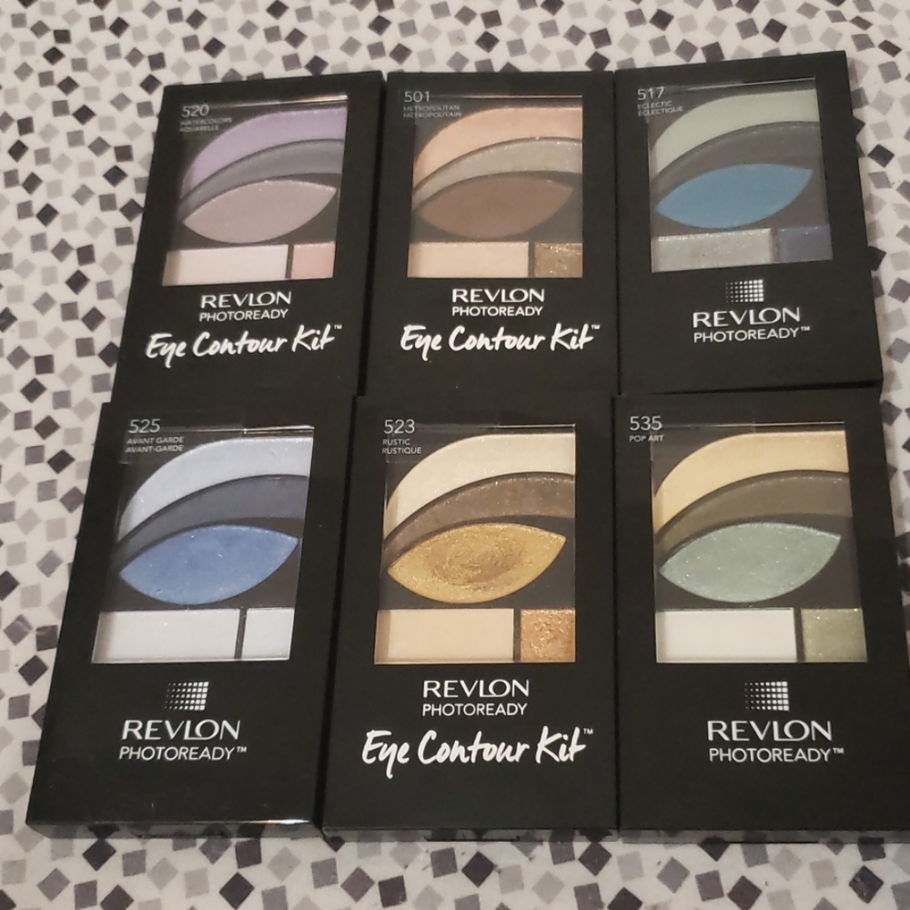 6 Nib Revlon Photoready Eye Contour Kit Palettes